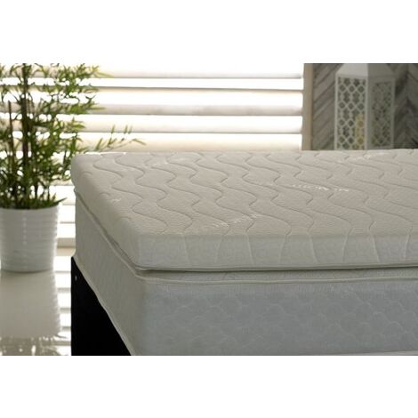 Visco Therapy Coolblue Egg Profile Memory Foam Mattress Topper, 5cm Depth - With Cover, 4FT SMALL DOUBLE