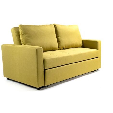 Stylish and Comfortable 2 Seater Sofa Bed - Lime