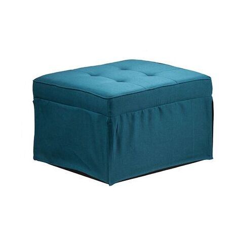 Mito 3 in 1 Travel Bed Converts into Pouffe Stool, Recliner Chair and Guest Bed - Blue