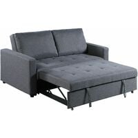 Stylish and Comfortable 2 Seater Sofa Bed - Grey