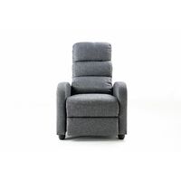 Reegan Single Fabric Grey Recliner Chair