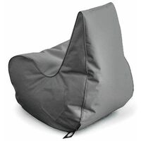 New Gamer Chair, Designer Recliner Gaming Bean Bag, Indoor & Outdoor Beanbag Chair (Water Resistant) - Dark Grey