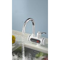 Chauffe-eau instantané de robinet électrique 3000W 360 ° (sans pomme de douche)a