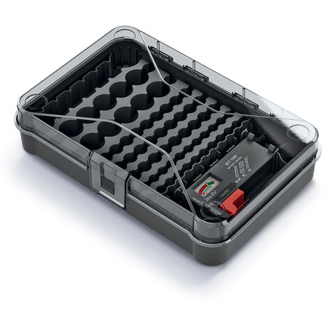 Kistenberg Batterie Box Organiser KBBT mit Battery Tester