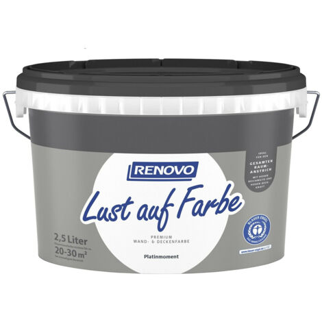 RENOVO Lust auf Farbe matt 2,5L Platinmoment 7571