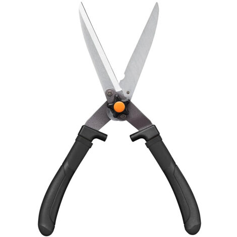 Fiskars Heckenschere HS10 Mattschwarz mit rutschhemmenden SoftGrip-Griffen