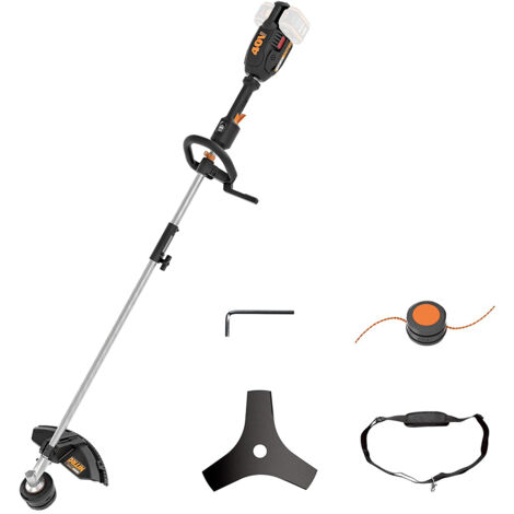 Worx Akku Rasentrimmer WG186E.92 Freischneider Motorsense 40V (2x20V)