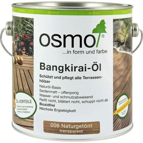 Osmo Bangkirai ÖL 2,5 ltr. 006 Naturgetönt - size please select - color Bangkirai-ÖL - Bangkirai-ÖL