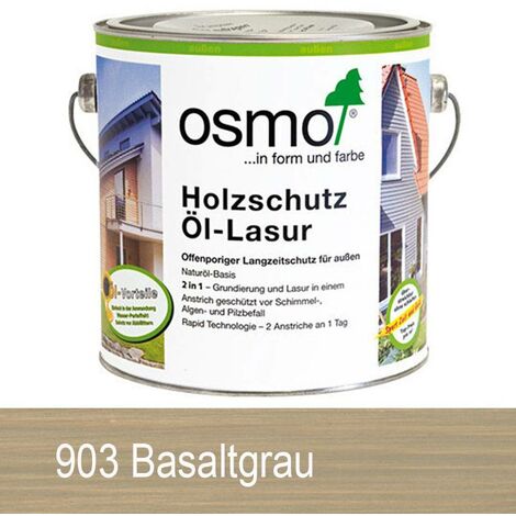 Osmo Holzschutz Öl-Lasur 2.5 ltr 903 Basaltgrau