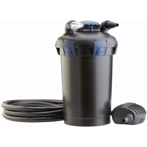 Oase BioPress Set 10000 Druckfilter mit Filterpumpe und UVC Klärer