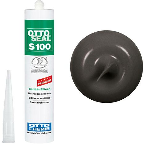 OTTOSEAL S100 Sanitär-Silicon  300 ml Anthrazit C67