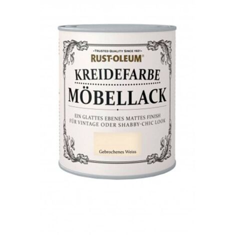 Rust-Oleum Kreidefarbe Möbellack 750ml Gebrochenes Weiss
