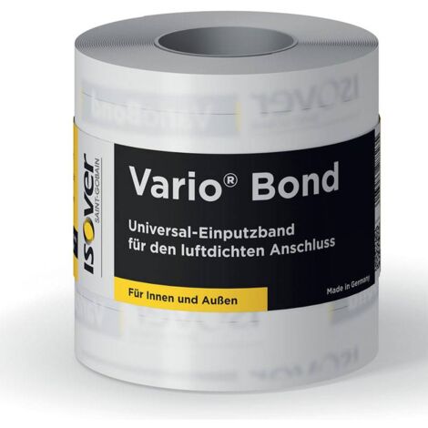 Isover VarioBond Luftdichtes überputzbares  Anschlussband für Dampfbremsen 150 mm x 25 m