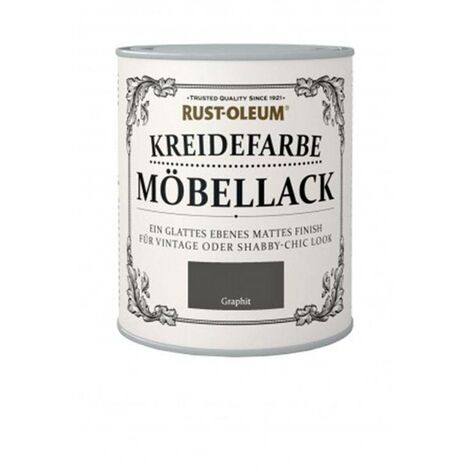 Rust-Oleum Kreidefarbe Möbellack 750ml Graphit