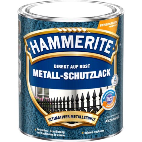 Hammerite Metall Schutzlack Hammerschlag Dunklegrün 250 ml