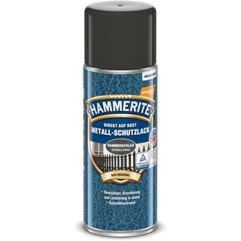 HAMMERITE Metallschutz-Lack Hammerschlag Dunkelgrau 400ml - 5212532