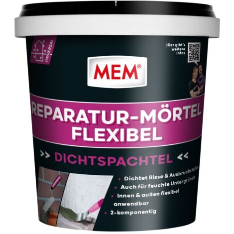 MEM Reparatur-Mörtel Flexibel Gummimörtel 1kg