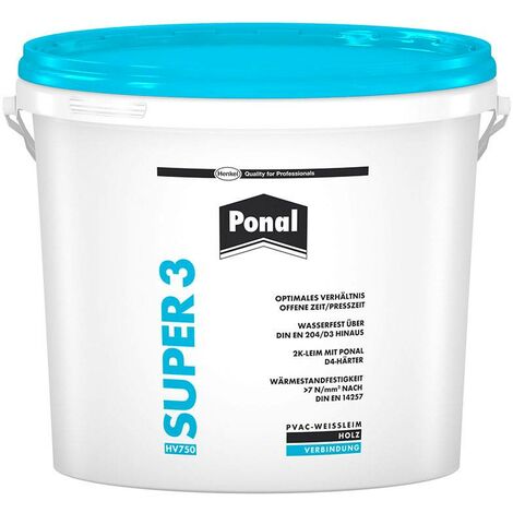 Ponal Super 3 Weißleim  Holzleim wasserfest 5,0 kg
