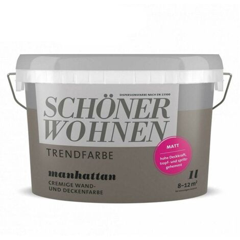 SW Trend Wandfarbe matt 1,0L manhattan 7513