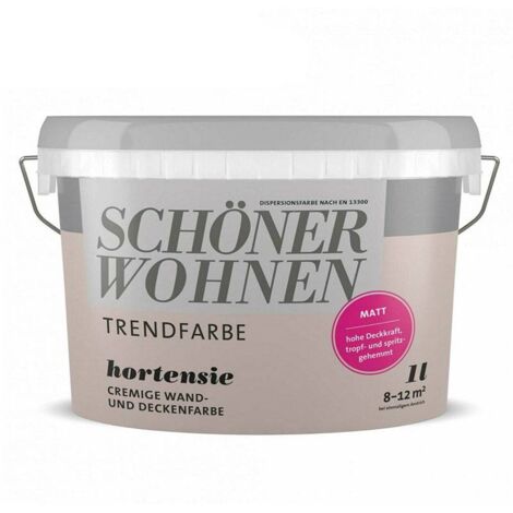 SW Trend Wandfarbe matt 1,0L hortensie