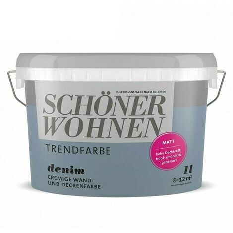 SW Trend Wandfarbe matt 1,0L Denim 5565