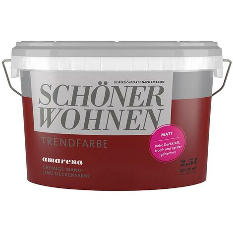 SW Trend Wandfarbe matt 2,5L amarena 3511
