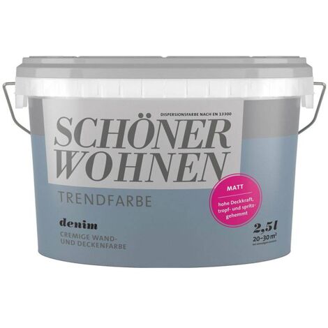 SW Trend Wandfarbe matt 2,5L Denim 5565