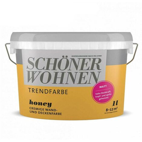 SW Trend Wandfarbe matt 1,0L Honey 1519
