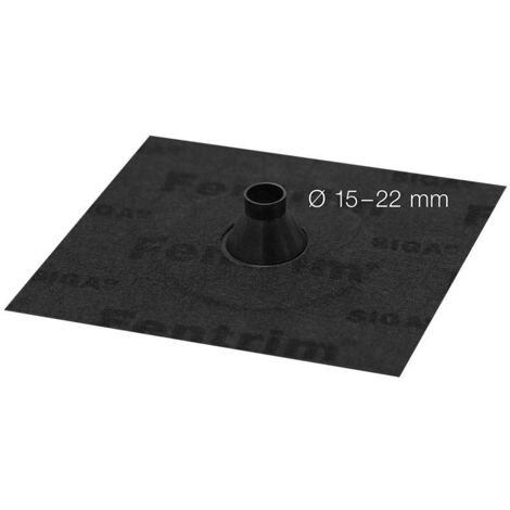 Siga Fentrim Manschette black Ø15–22mm für Rohrdurchdringungen, Kabel, Leerrohre