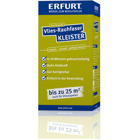 Erfurt Vlies-Rauhfaser Kleister 200 g für bis zu 25 qm