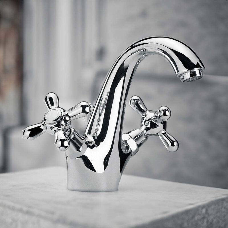 Peppermint Rubinetto miscelatore per lavabo con leva in oro