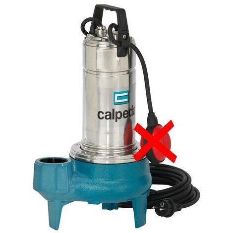 Pompa di drenaggio per acque SPORCHE Calpeda GQS 50-9 con girante VORTEX Trifase 0,75KW per svuotare pozzetti cantine vasche acqua piovana scarico professionale per uso intensivo