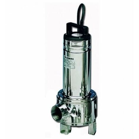 Lowara pompa da DRENAGGIO DOMOS7T Trifase 0,55Kw acque SPORCHE svuotamento pozzi neri fogna liquami Girante Bicanale in acciaio inox (1/3)
