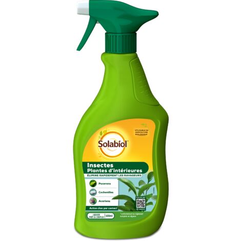 Insecticide biologique prêt à l'emploi 500ml – Action choc contre pucerons, cochenilles et acariens – SOPVPAL500 – Solabiol (1/5)