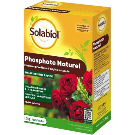 SOLABIOL Phosphate Naturel - 1,5 Kg - Engrais pour Arbustes Fleurs et Fruits SOP (1/5)