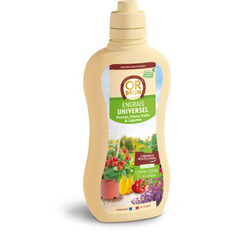 SOLABIOL Or Brun, Engrais Universel UAB, 1 litre, Lquide, OBRECLUNI1 (1/6)