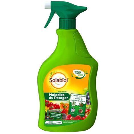 Traitement biologique contre maladies – SOARMIPAL750 – 750 ml – Protection préventive et curative – Pour plantes ornementales et potager – Solabiol
