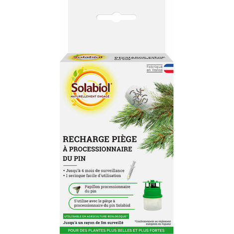 SOLABIOL SORECPRO - Recharge pour le Piège à Processionnaire du Pin - Utilisable en Agriculture Biologique (1/2)
