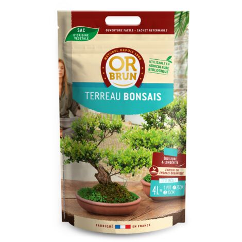 OR BRUN OBRTBON4 - Terreau Bonsaïs - 4L - Meilleur Enracinement (1/3)