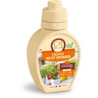 OR BRUN Engrais Petit Potager - 250ml - Engrais Petit Potager De Balcon - Fabriqué En France - Utilisable En Agriculture Biologique OBRECLPTITPOT250