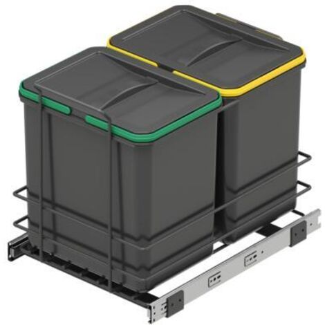 Emuca Contenedor de reciclaje para fijación inferior y extracción