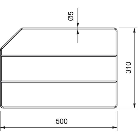 Juego de separadores de cajones: 3 separadores longitudinales y 5  transversales