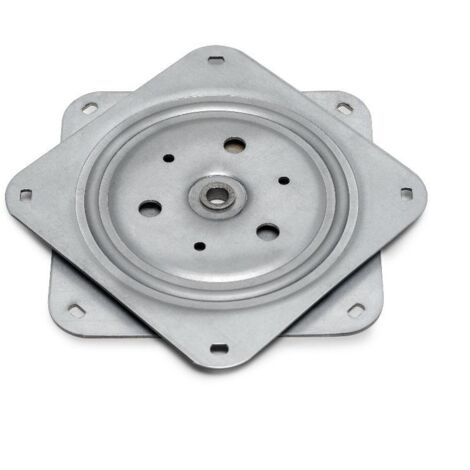 Emuca Base giratoria Giro 4, 100 Kg, Cincado, Acero