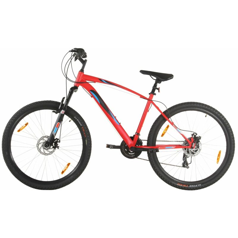 YOUTHUP Bicicleta montaña 21 velocidades 29 pulgadas rueda 48 cm rojo