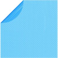 Cubierta solar de piscina de PE redonda y flotante 455 cm azul - Azul