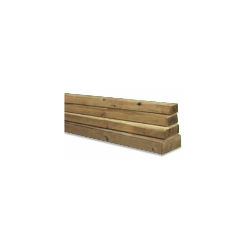 Travetti / Travi in legno lamellare abete GL24h con Lavorazione 1 lato /  150 cm / 8 x 12 cm