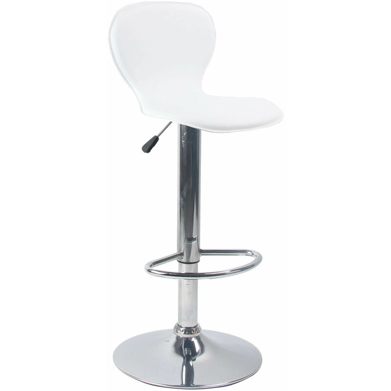 OOKSEN Sgabello Da Bar Intrecciato Bianco - Legno Ciliegio, Seduta 45 Cm, Senza Schienale, Capacità 113 Kg