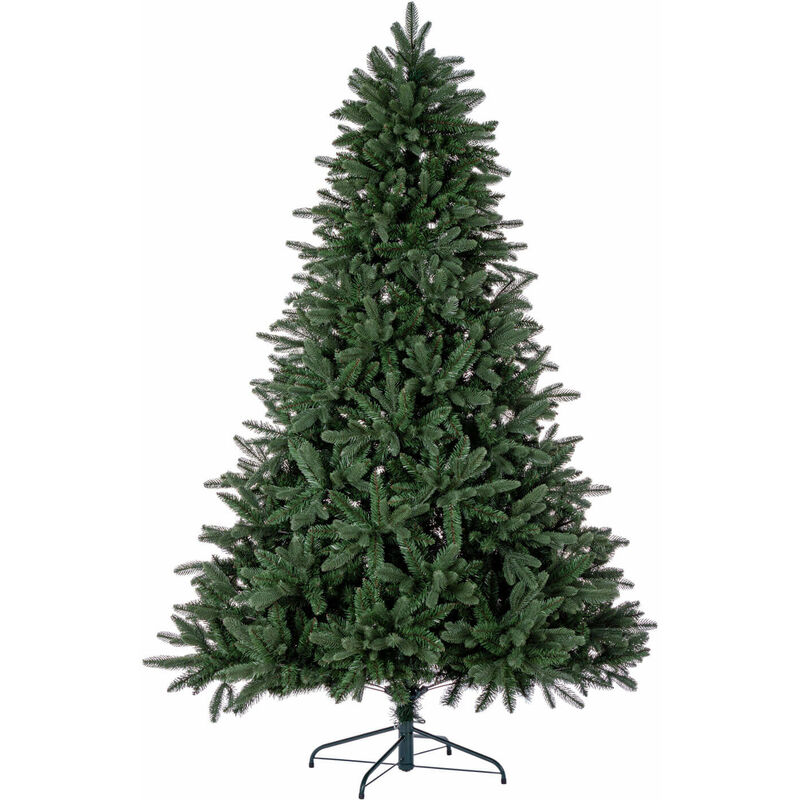 BOP Albero Di Natale Slim Enea 150 Cm, In PVC e PE Real Touch, Con Custodia  Omaggio, Apertura a Ombrello, Fogliame Folto e Realistico in PVC e