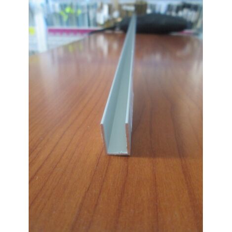 CANALINO"U"ARGENTO 10X15X1 MT.1