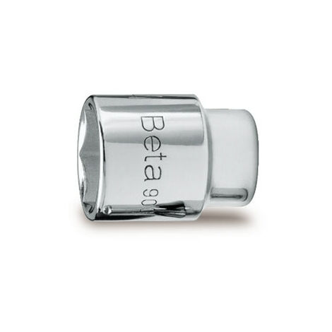 Beta 900K 10 - Chiavi a bussola con attacco quadro femmina 1/4" bocca esagonale, cromate